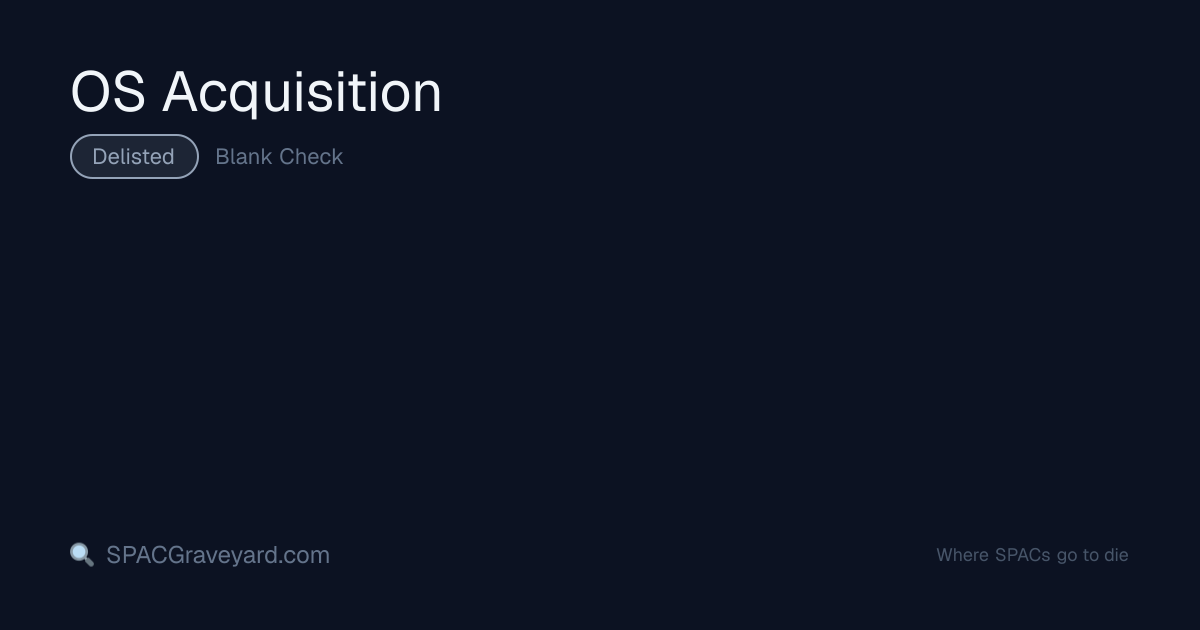 OS Acquisition — SPAC Profile | SPACGraveyard | SPACGraveyard